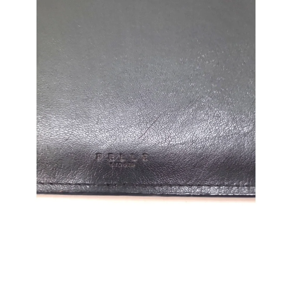 Vtg Wilson's Leather Pelle Studio Portfolio Slim Briefcase in Black Zipper